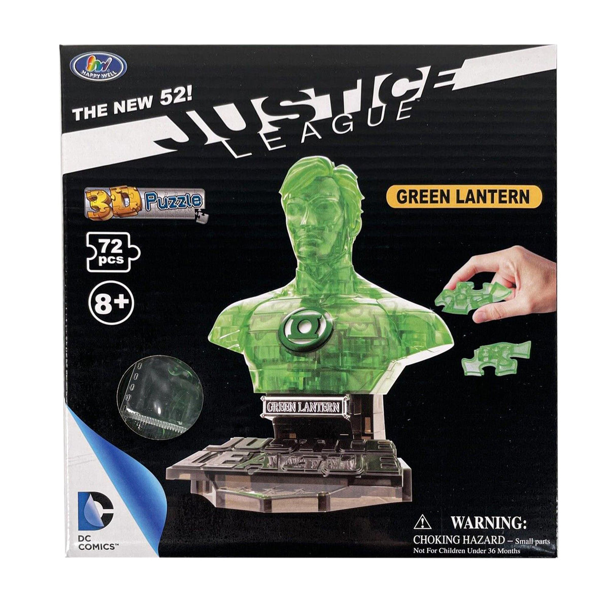 Eaglemoss DC Green Lantern 72 Piece 3D Jigsaw Puzzle | Crystal Color