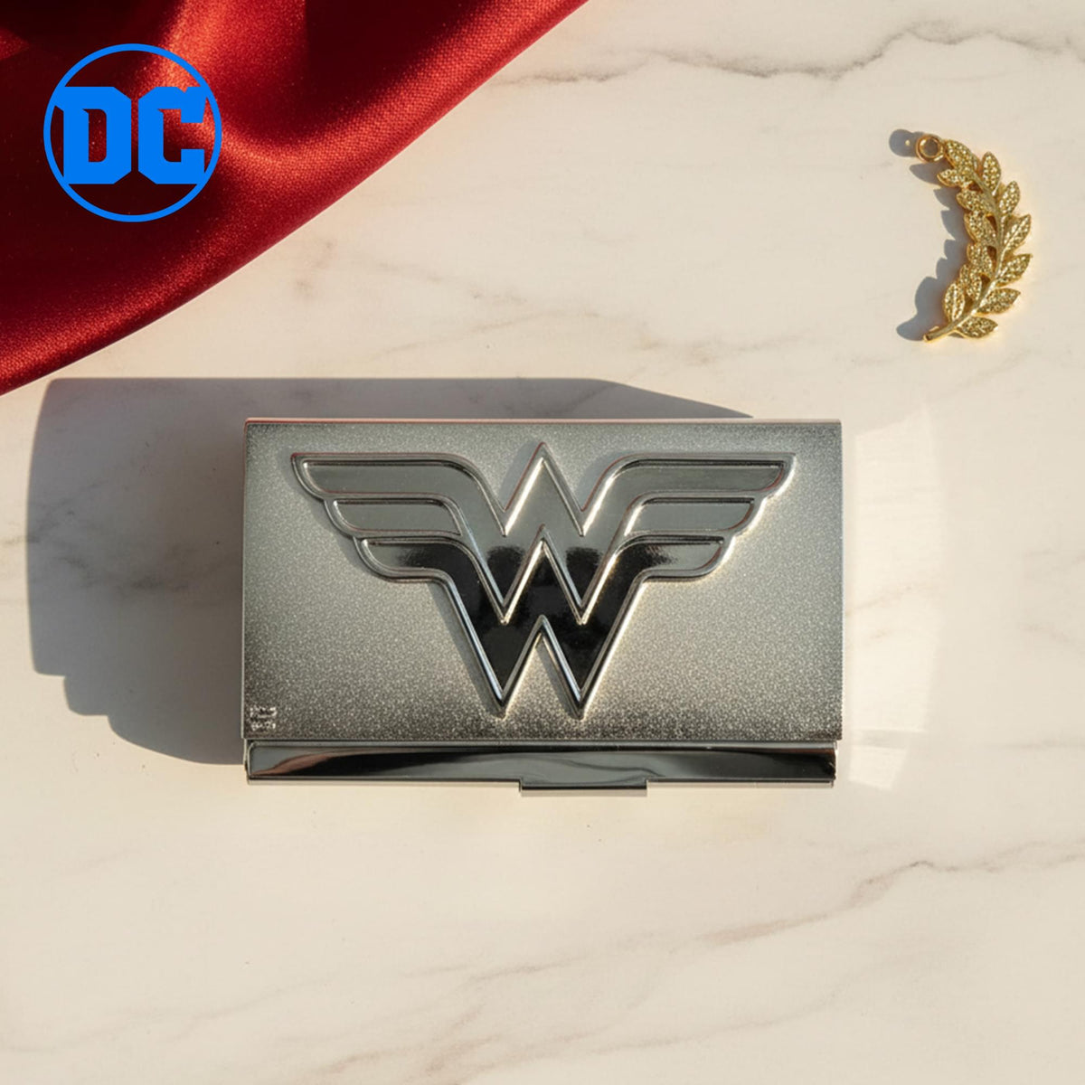 Wonder Woman Logo Metal Card Case
