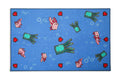 Minecraft Underwater Printed Area Rug | 60 x 39 Inches