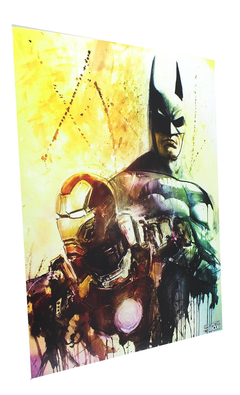 Batman & Iron Man Limited Edition 8x10 Inch Art Print by Rob Prior